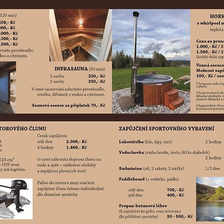 Apartmany Srub Vytonka Lipno Přední Výtoň Dış mekan fotoğraf